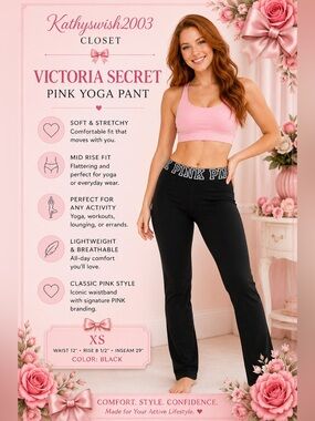 Victoria Secret Pink Yoga Pant XS